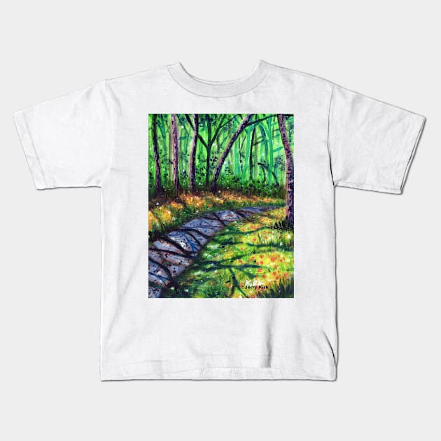 'Blue Ridge Rumination #35'' Kids T-Shirt by jerrykirk